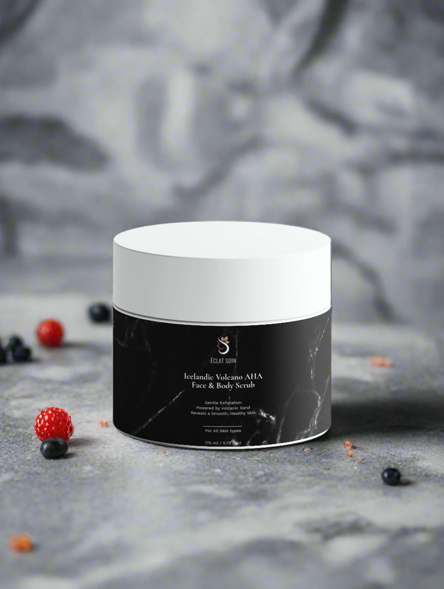 Icelandic Volcano AHA Face & Body Scrub