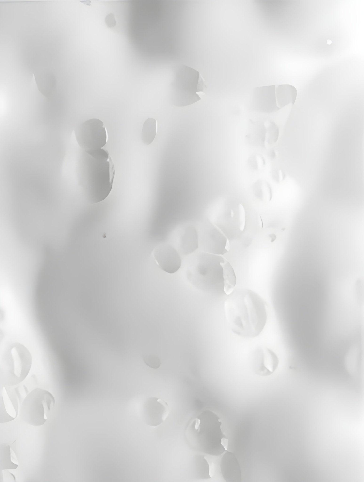 Eclat Soin Allergen Label Free Gentle Cleansing Milk shown in a smooth white texture for gentle skin cleansing